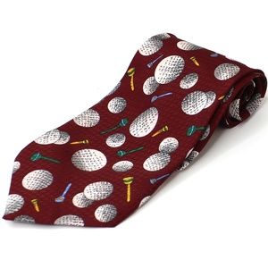 Renaissance Men's Tie Golf Necktie NWOT Vintage